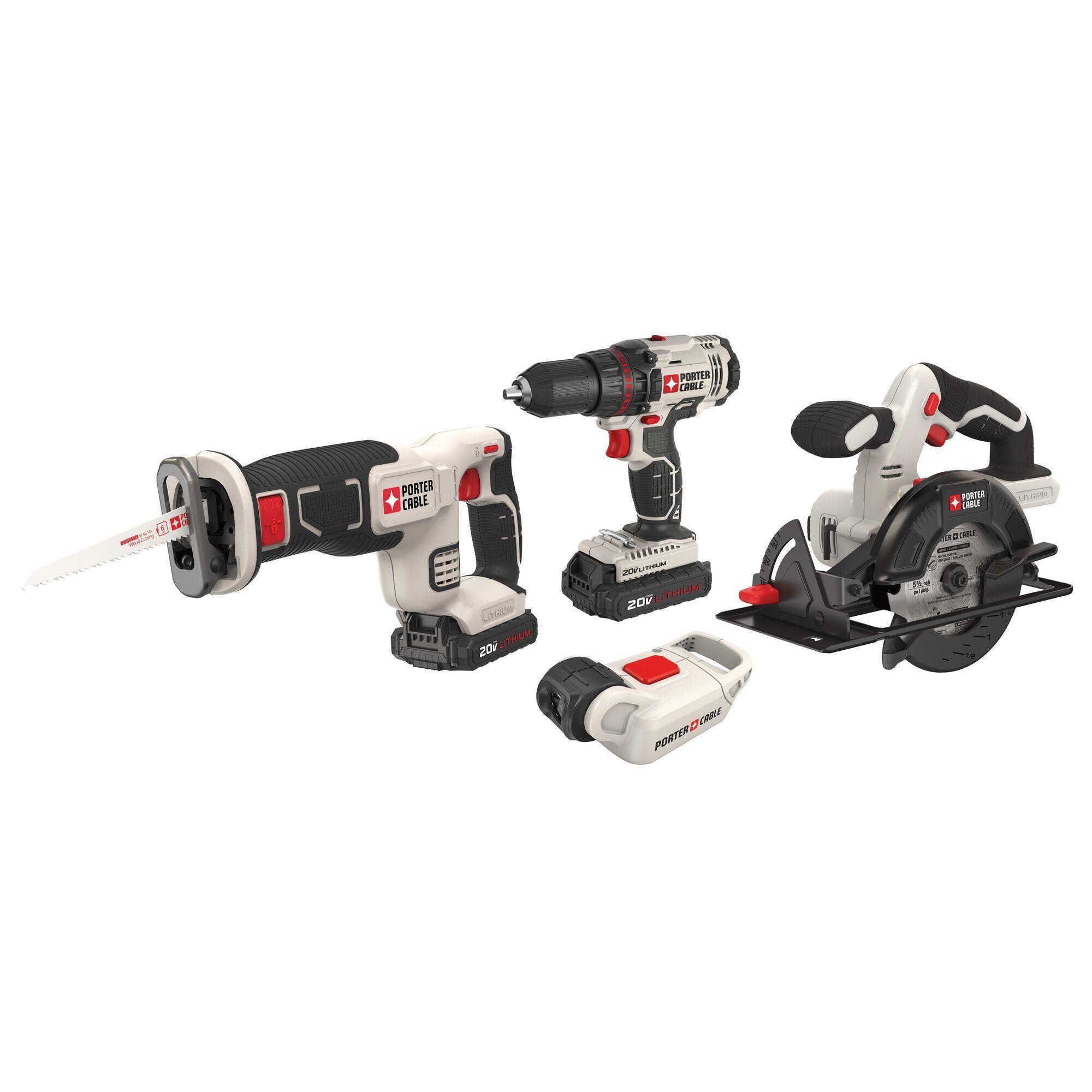 Porter-Cable® PCCK616L4 Power Tool Combination Kits