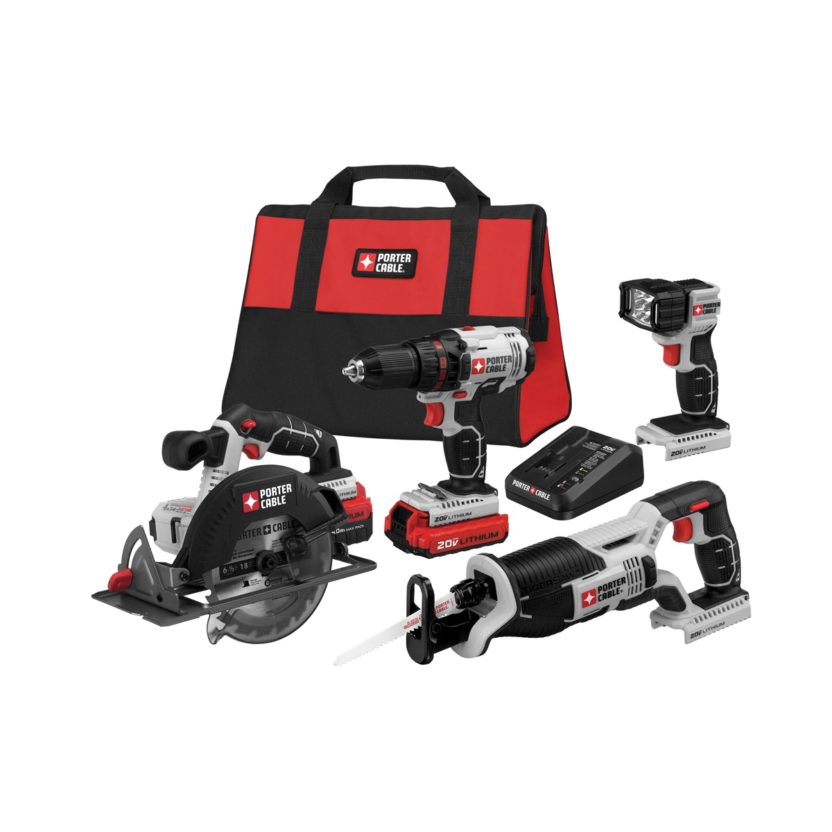 Porter-Cable® PCCK614L4 Power Tool Combination Kits