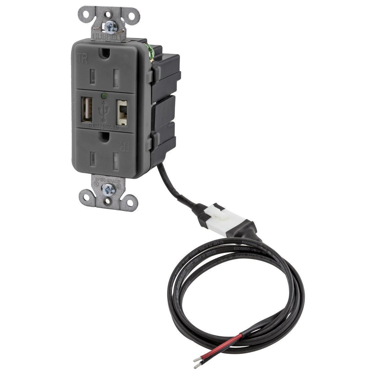 PREMISE WIRING AVPS152GY Receptacles & USB Ports