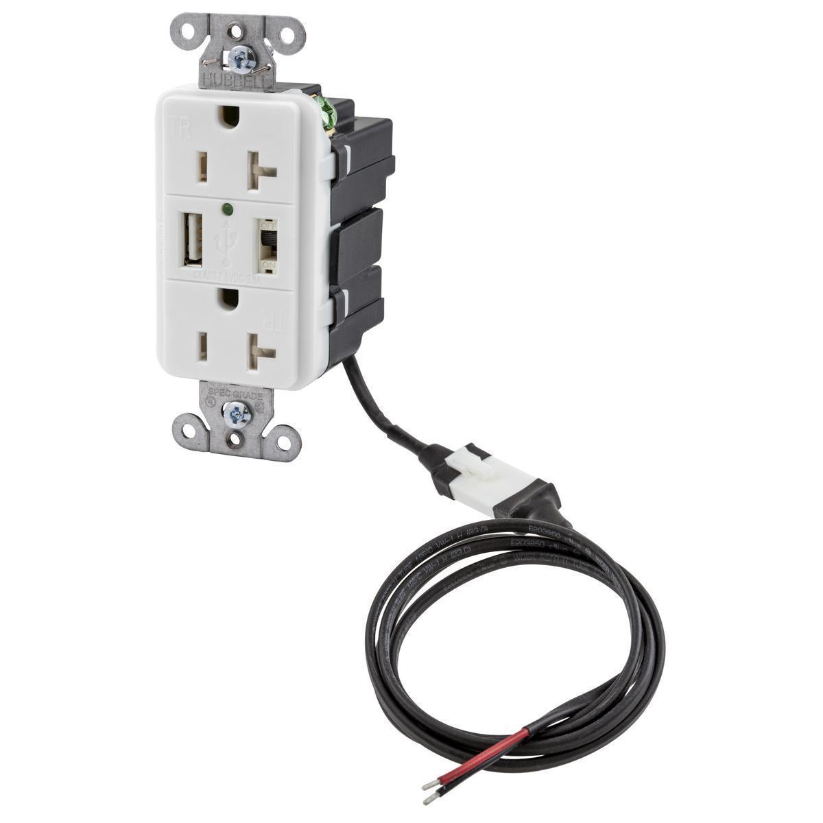 PREMISE WIRING AVPS202W Receptacles & USB Ports
