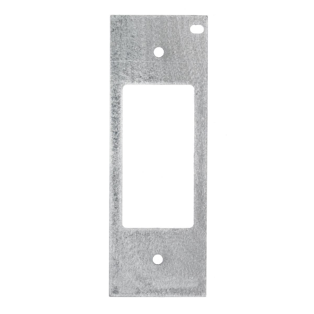 Hubbell Wiring Device-Kellems FB10MPREC CFB10 Mounting Plate, 1.32 in L x 3.81 in W, 10 Gangs, Galvanized Stamped Steel
