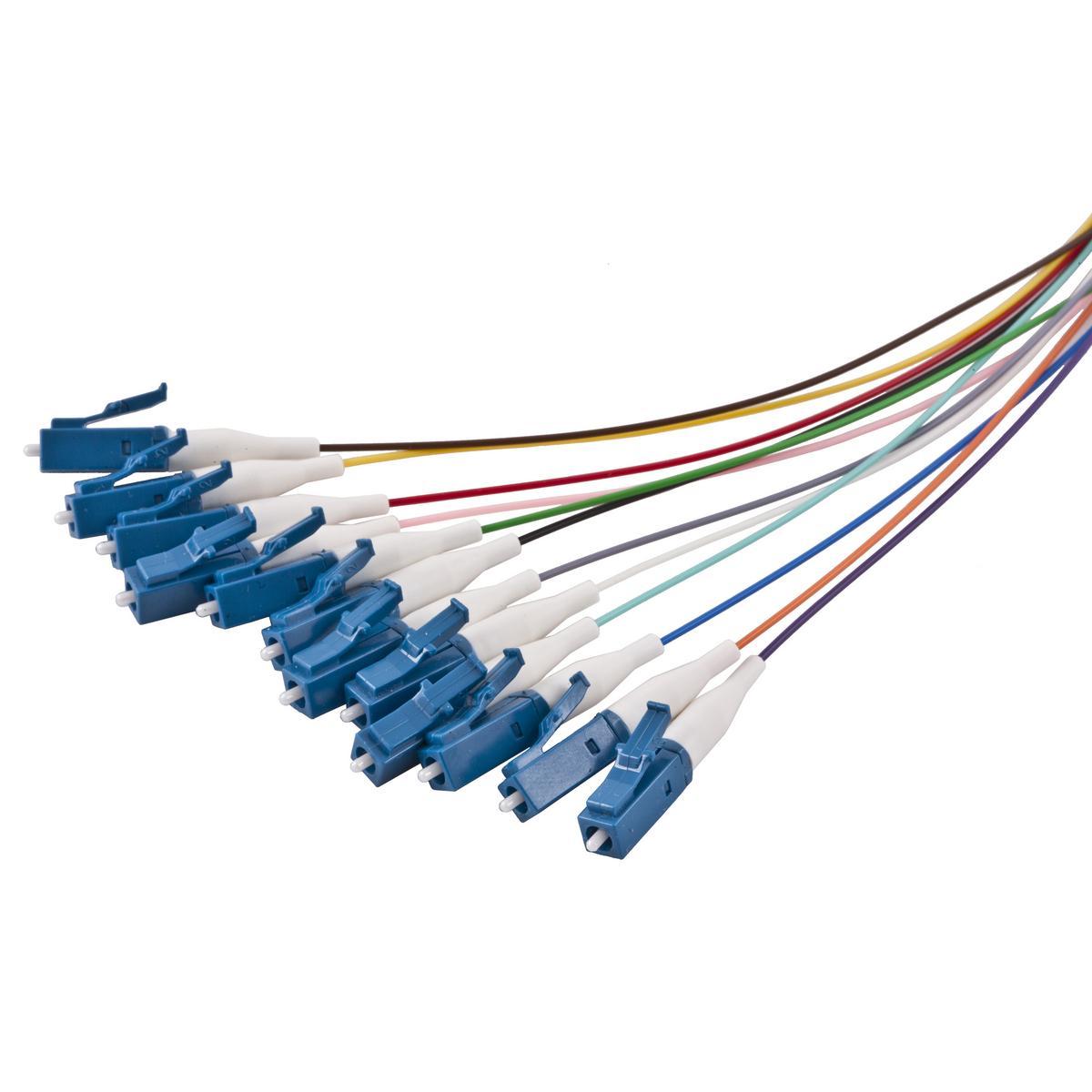PREMISE WIRING FHPBKLTR12LC6S Fiber Optic Patch Cords