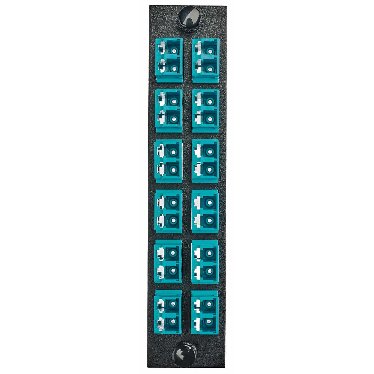 PREMISE WIRING FSPNLCDS12AQ FO Patch Panel Connector Adapter, Loaded