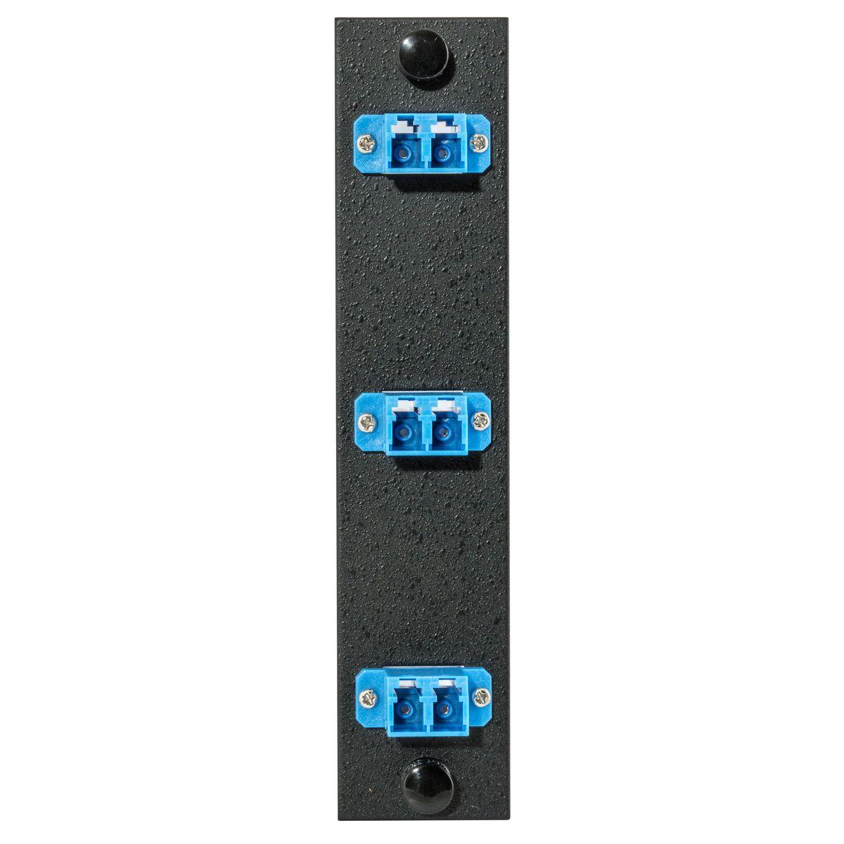 PREMISE WIRING FSPNLCDS3B FO Patch Panel Connector Adapter, Loaded