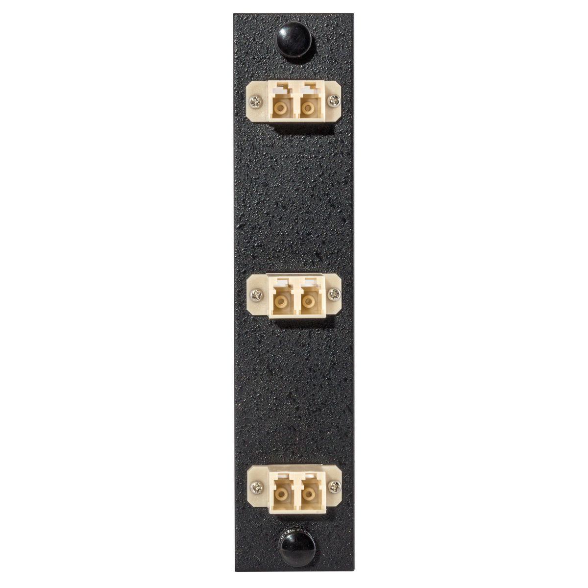 PREMISE WIRING FSPNLCDS3BE FO Patch Panel Connector Adapter, Loaded