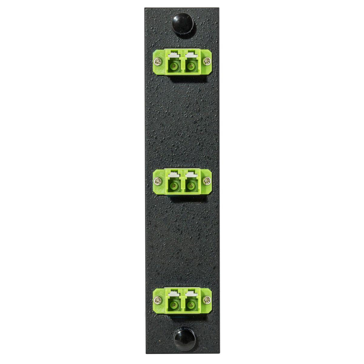 PREMISE WIRING FSPNLCDS3GN FO Patch Panel Connector Adapter, Loaded