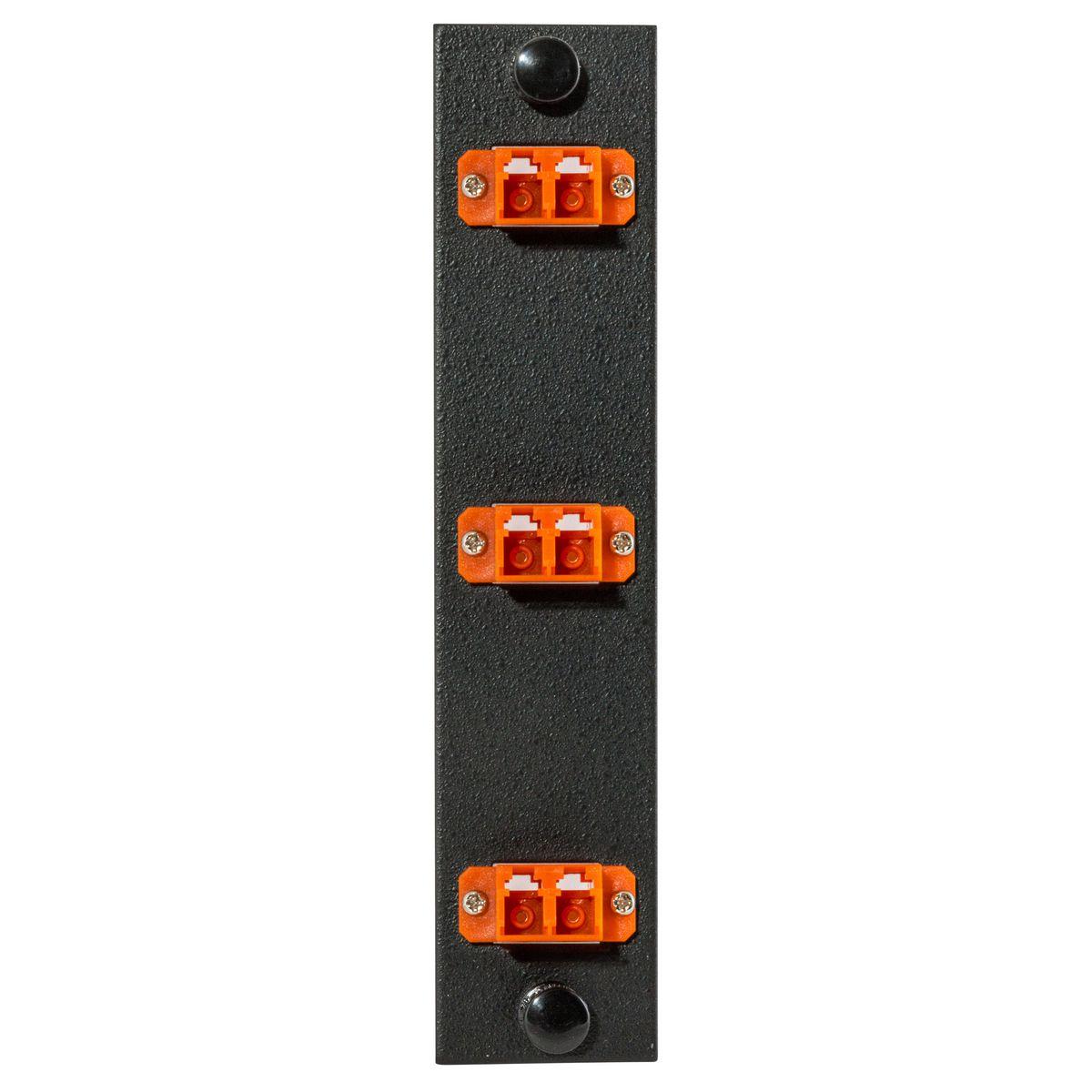 PREMISE WIRING FSPNLCDS3OR FO Patch Panel Connector Adapter, Loaded