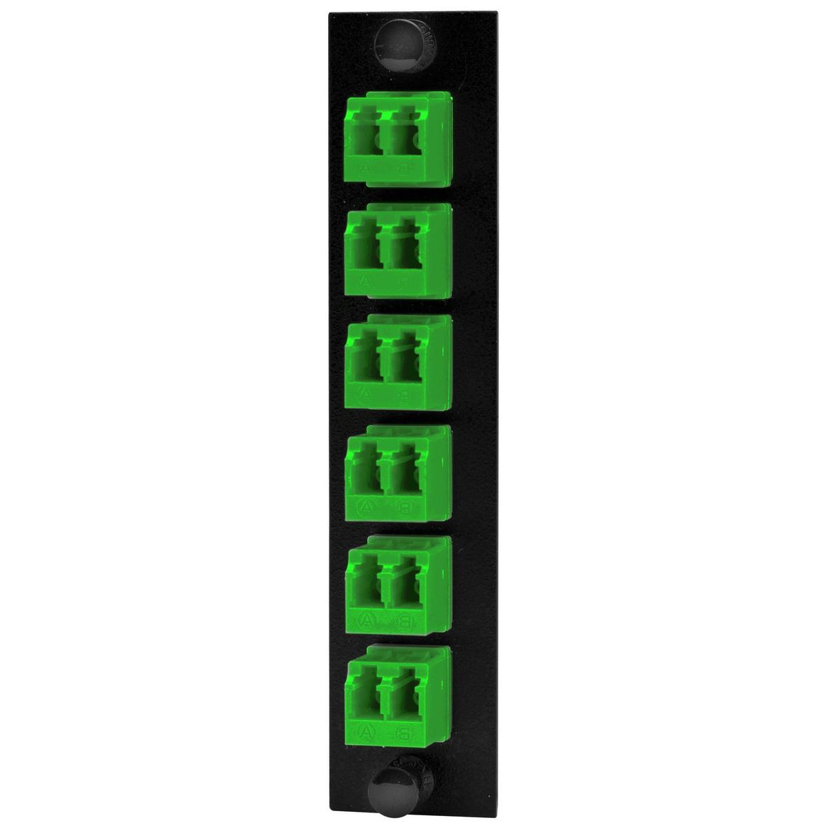 PREMISE WIRING FSPNLCDS6GN FO Patch Panel Connector Adapter, Loaded