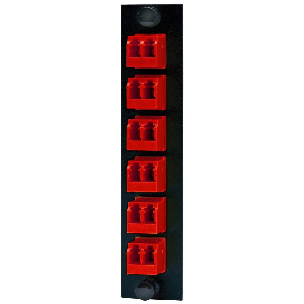 PREMISE WIRING FSPNLCDS6R FO Patch Panel Connector Adapter, Loaded