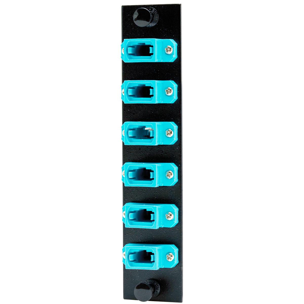 PREMISE WIRING FSPNMTPAQ6 FO Patch Panel Connector Adapter, Loaded