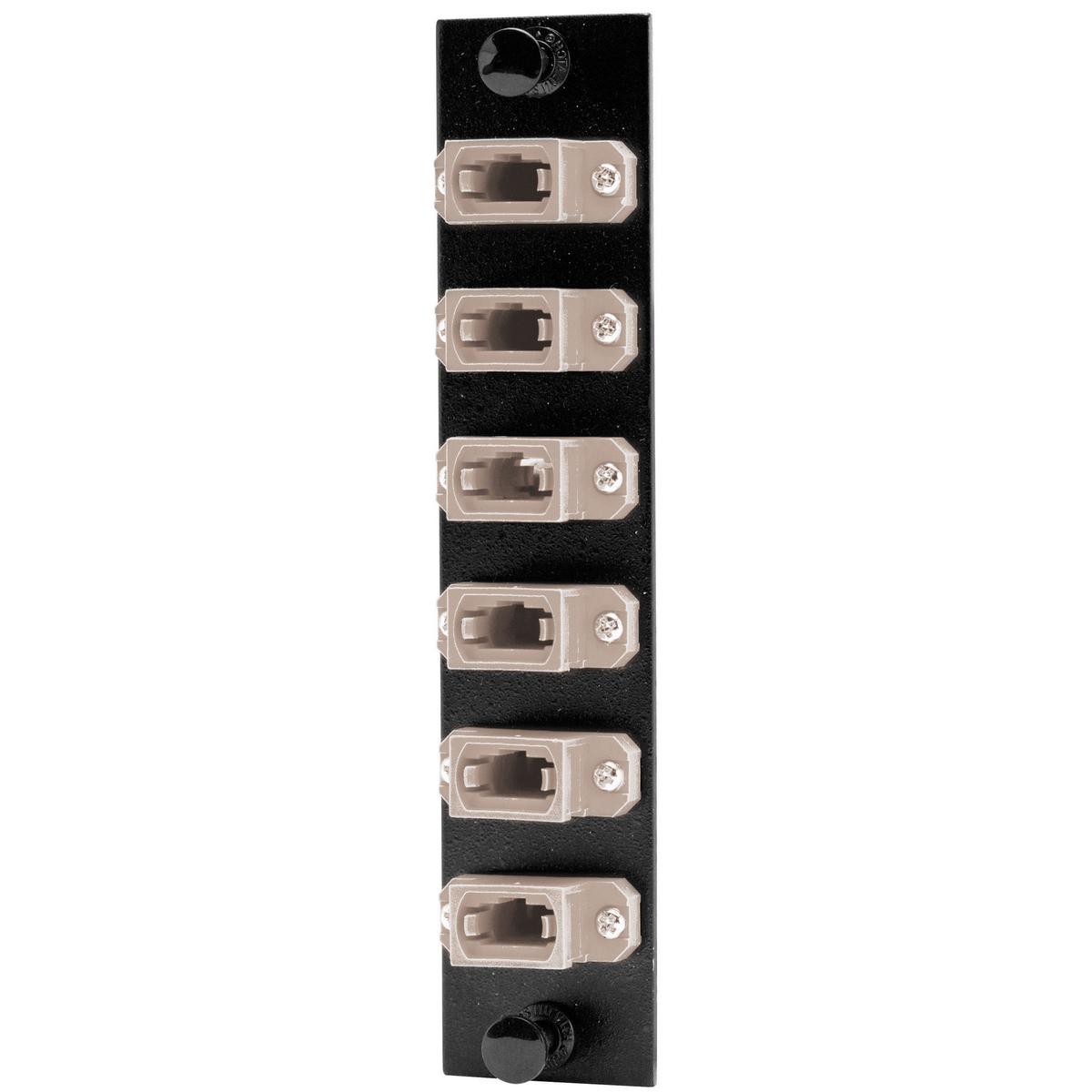PREMISE WIRING FSPNMTPBE6 FO Patch Panel Connector Adapter, Loaded