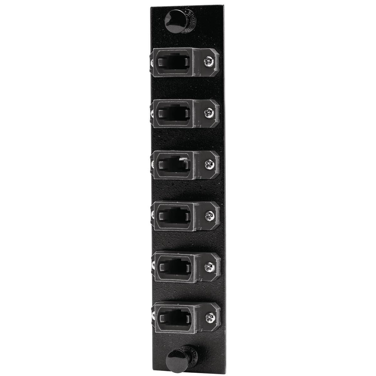 PREMISE WIRING FSPNMTPBK6 FO Patch Panel Connector Adapter, Loaded