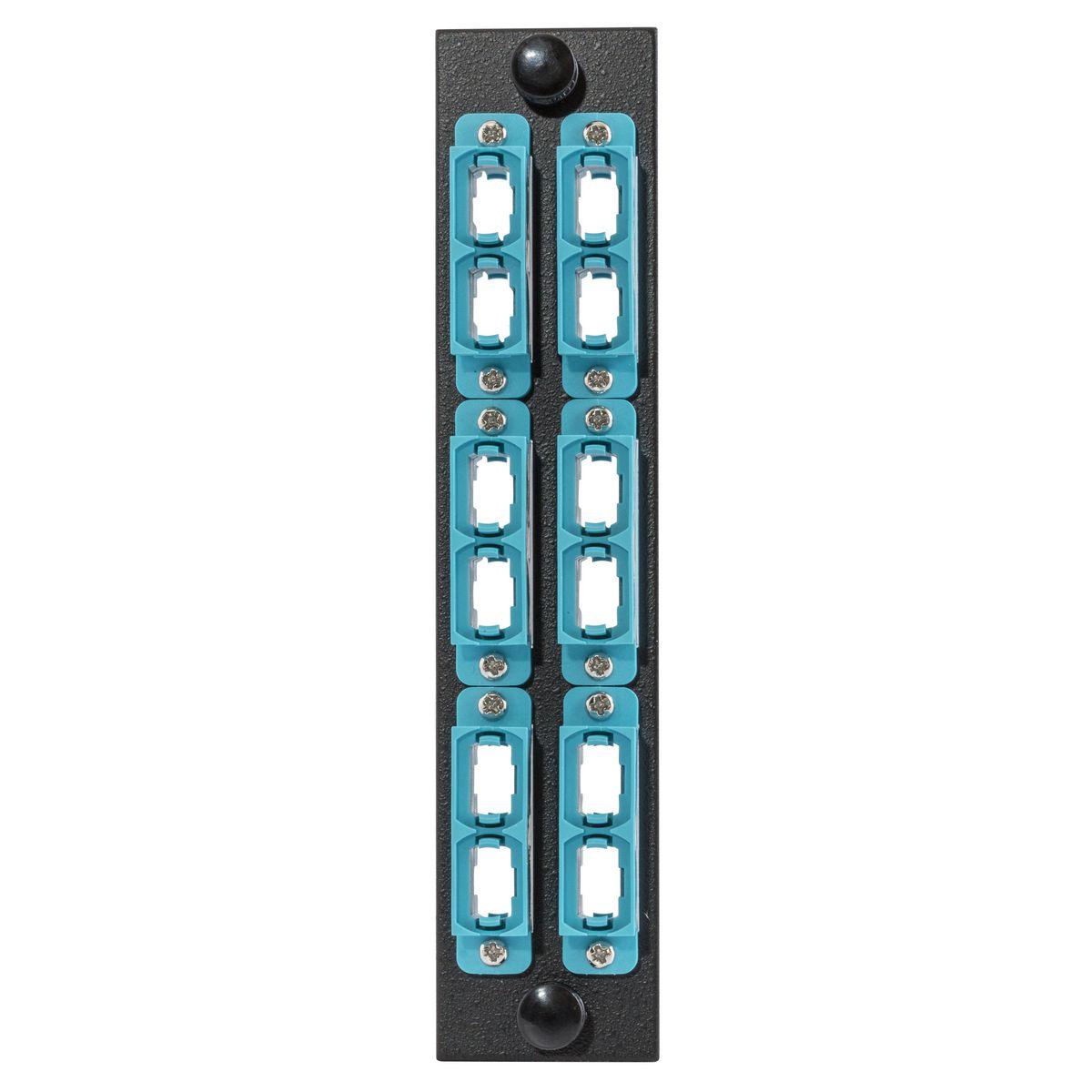 PREMISE WIRING FSPNMTPDAQ6 FO Patch Panel Connector Adapter, Loaded