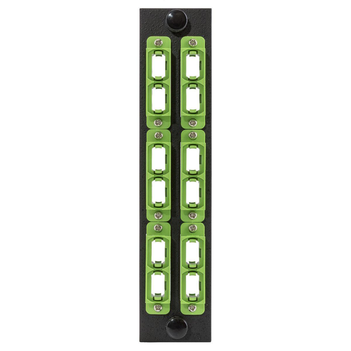PREMISE WIRING FSPNMTPDGN6 FO Patch Panel Connector Adapter, Loaded