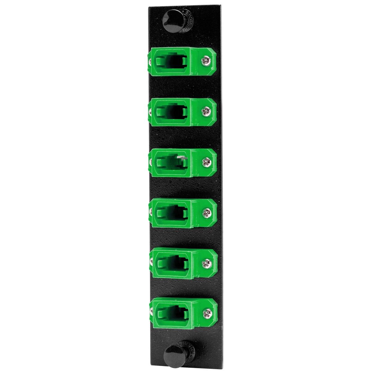 PREMISE WIRING FSPNMTPGN6 FO Patch Panel Connector Adapter, Loaded