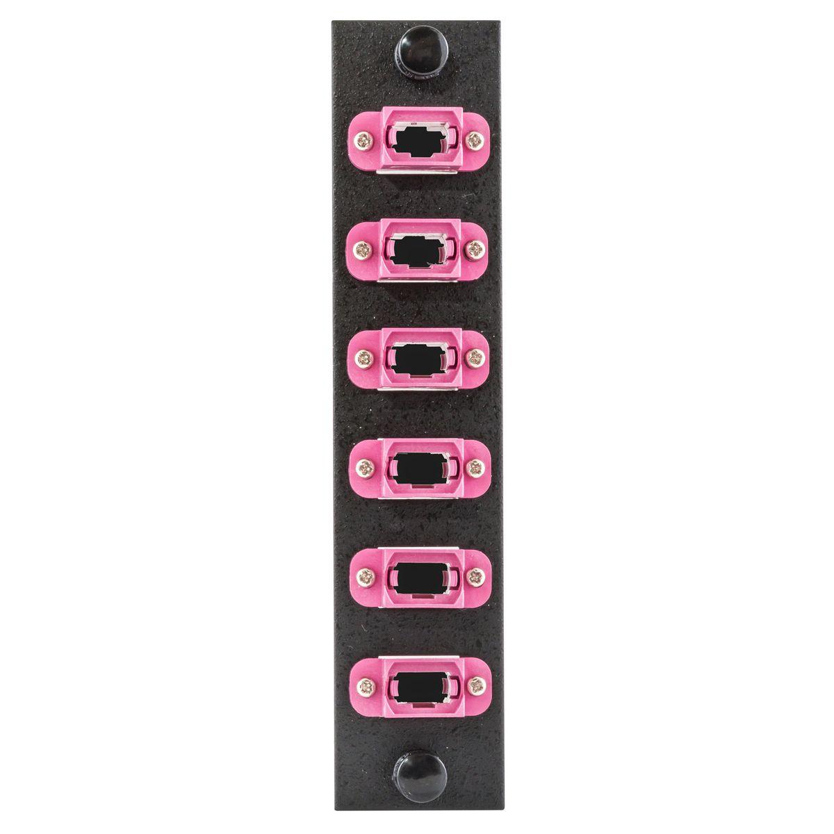PREMISE WIRING FSPNMTPVI6 FO Patch Panel Connector Adapter, Loaded