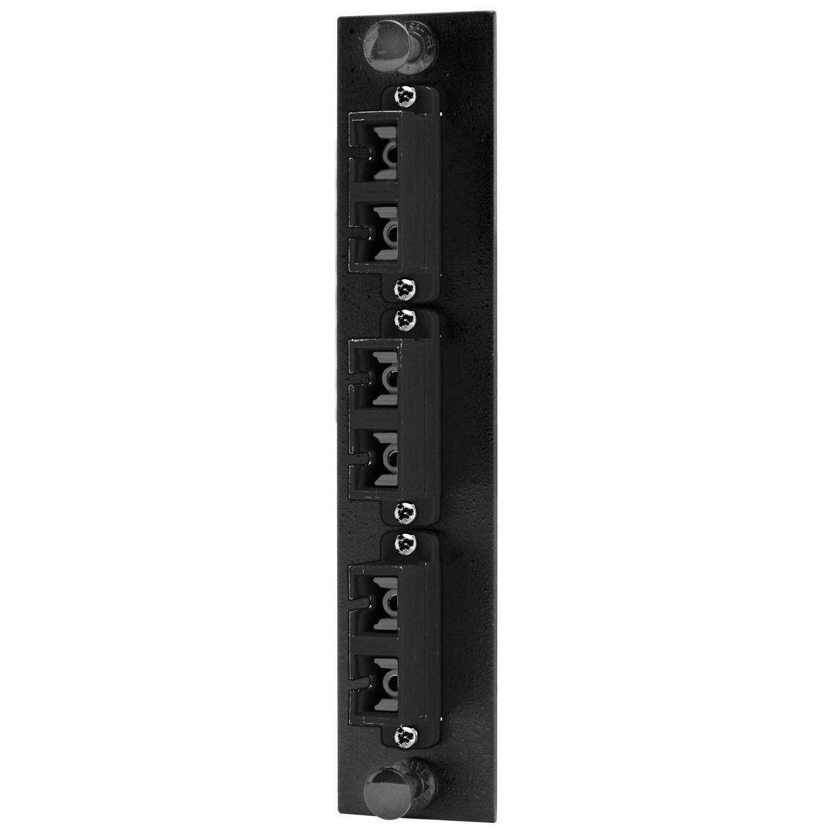 PREMISE WIRING FSPNSCDS3BK FO Patch Panel Connector Adapter, Loaded