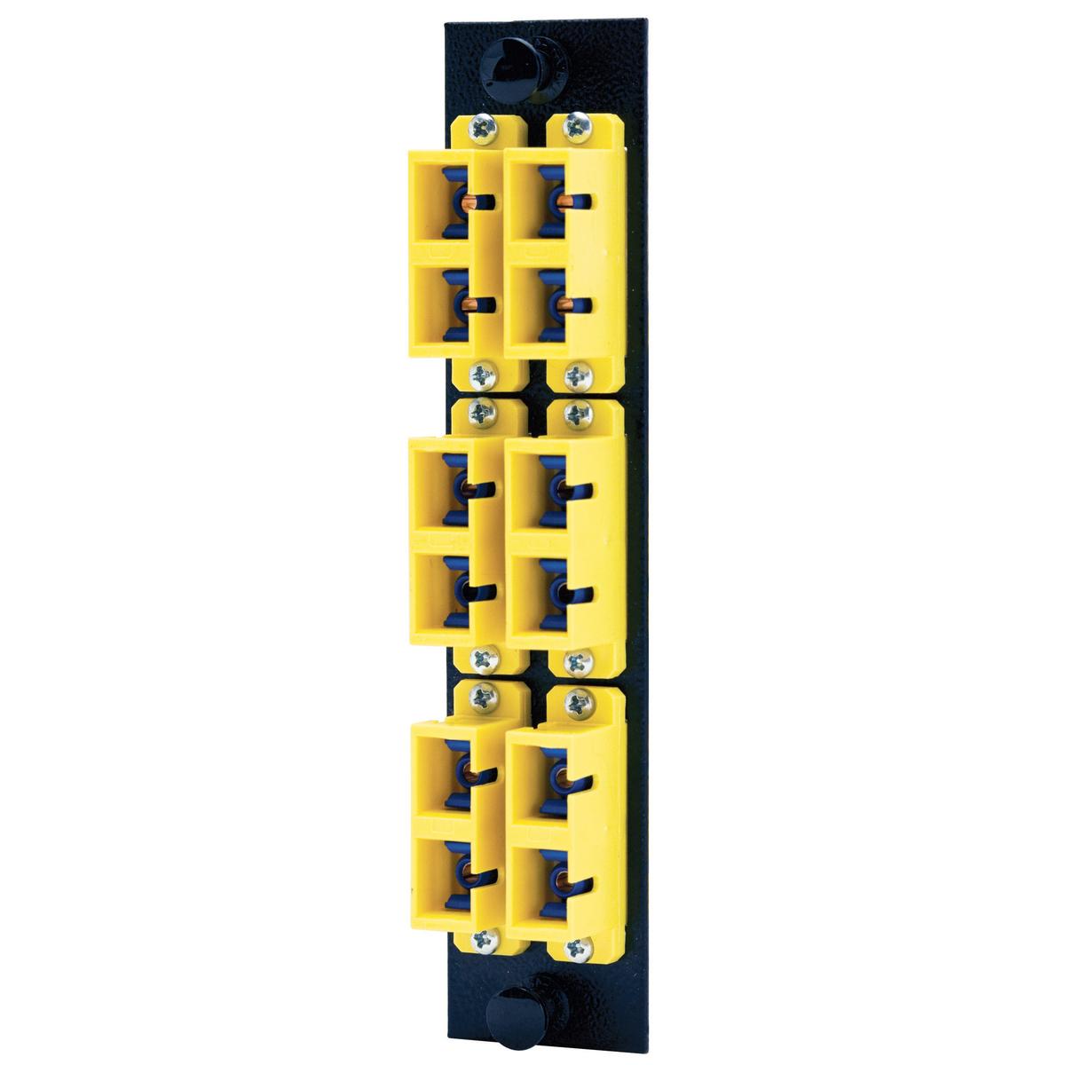 PREMISE WIRING FSPNSCDS6Y FO Patch Panel Connector Adapter, Loaded