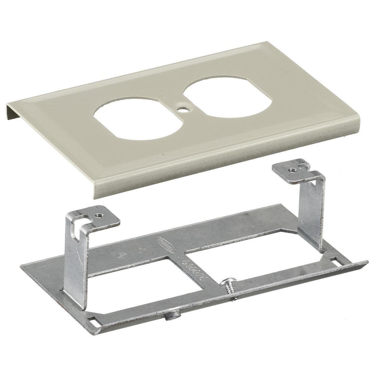 Hubbell Wiring Device-Kellems HBL3043BEIV Raceway Outlet Box Covers & Plates