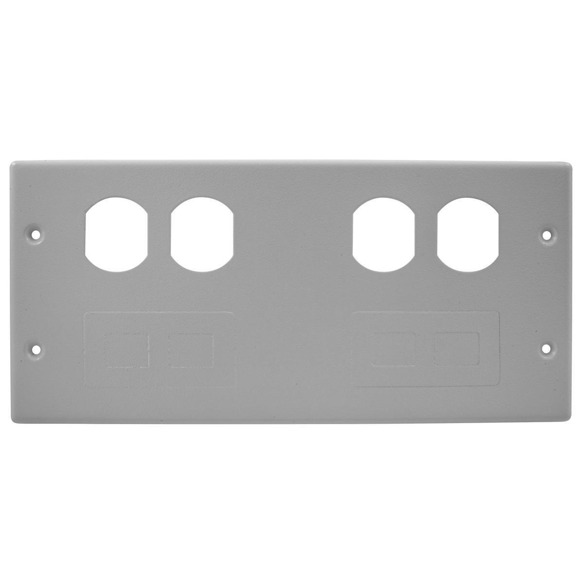 Hubbell Wiring Device-Kellems HBL47472BBFFGY Raceway Outlet Box Covers & Plates