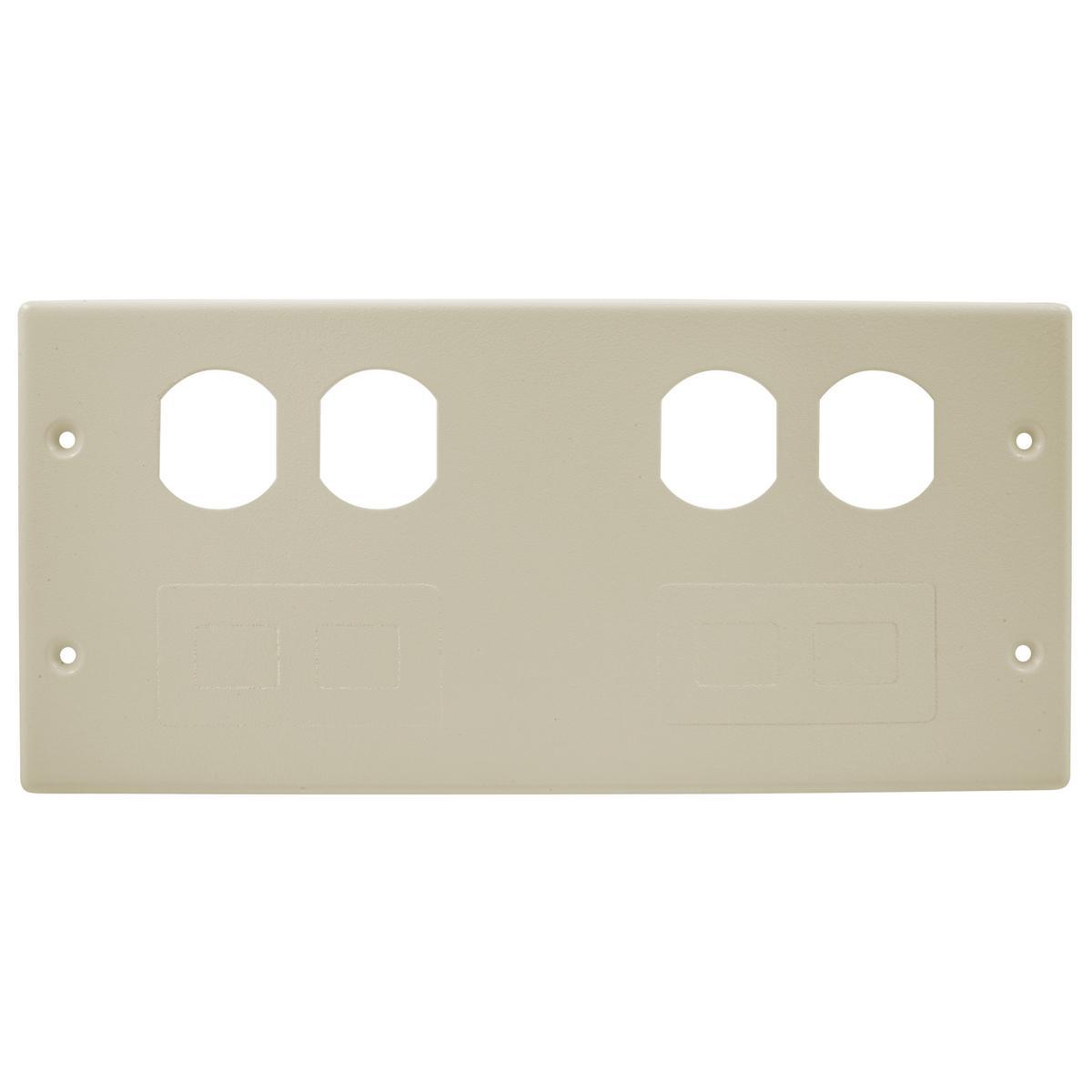 Hubbell Wiring Device-Kellems HBL47472BBFFIV Raceway Outlet Box Covers & Plates