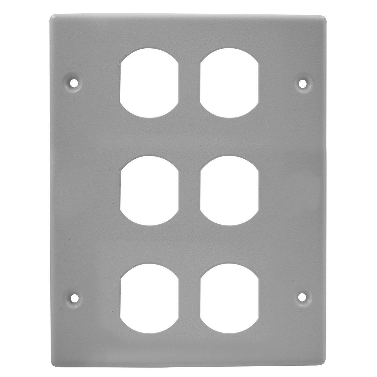 Hubbell Wiring Device-Kellems HBL6747BBBGY Raceway Outlet Box Covers & Plates