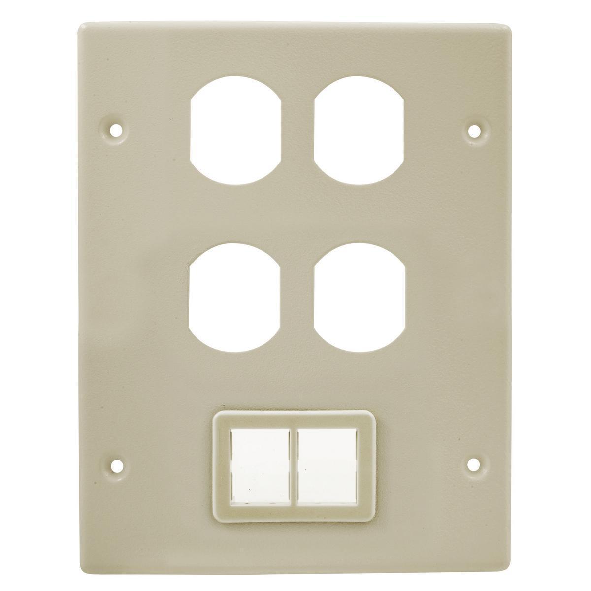 Hubbell Wiring Device-Kellems HBL6747BBTIV Raceway Outlet Box Covers & Plates