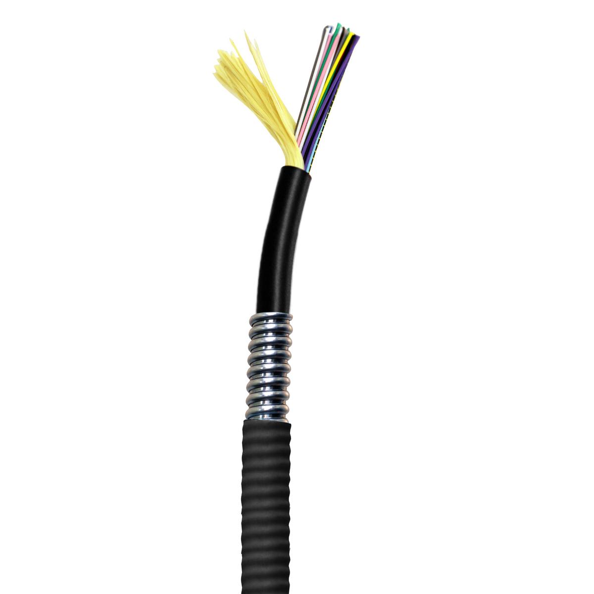 PREMISE WIRING HFCD19012P4BK Fiber Optic Indoor/Outdoor Cables