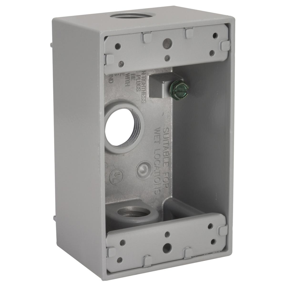 PREMISE WIRING HIWP05GY Weatherproof Device/Outlet Boxes
