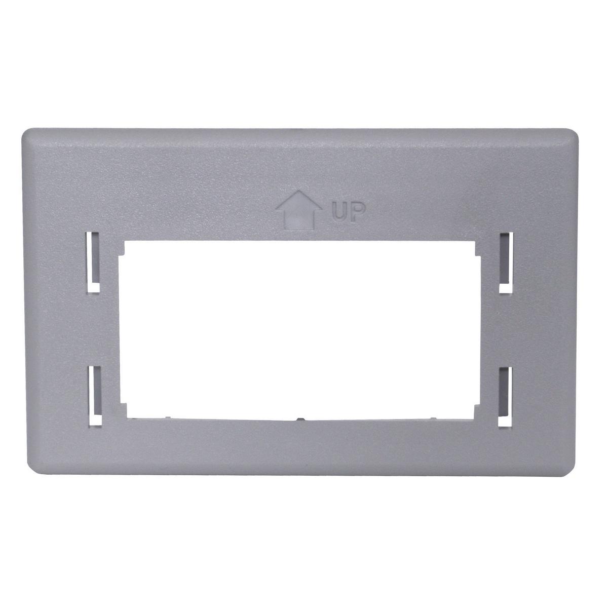 PREMISE WIRING HMRBGY Multimedia-Modular Jack Faceplates