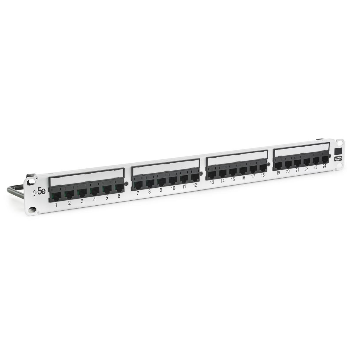 PREMISE WIRING HP5E24W CU Media Patch Panels - Loaded