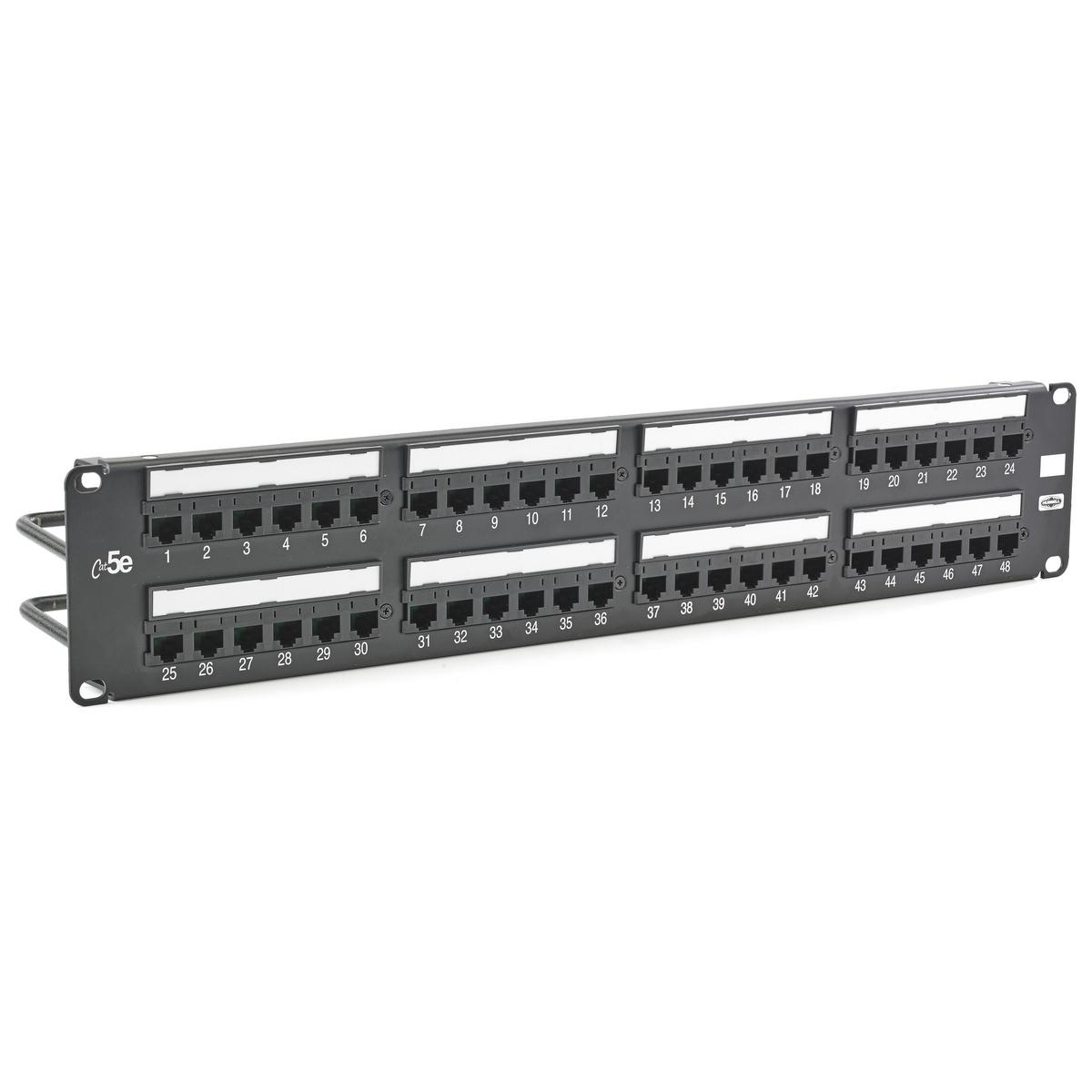 PREMISE WIRING HP5E48 CU Media Patch Panels - Loaded