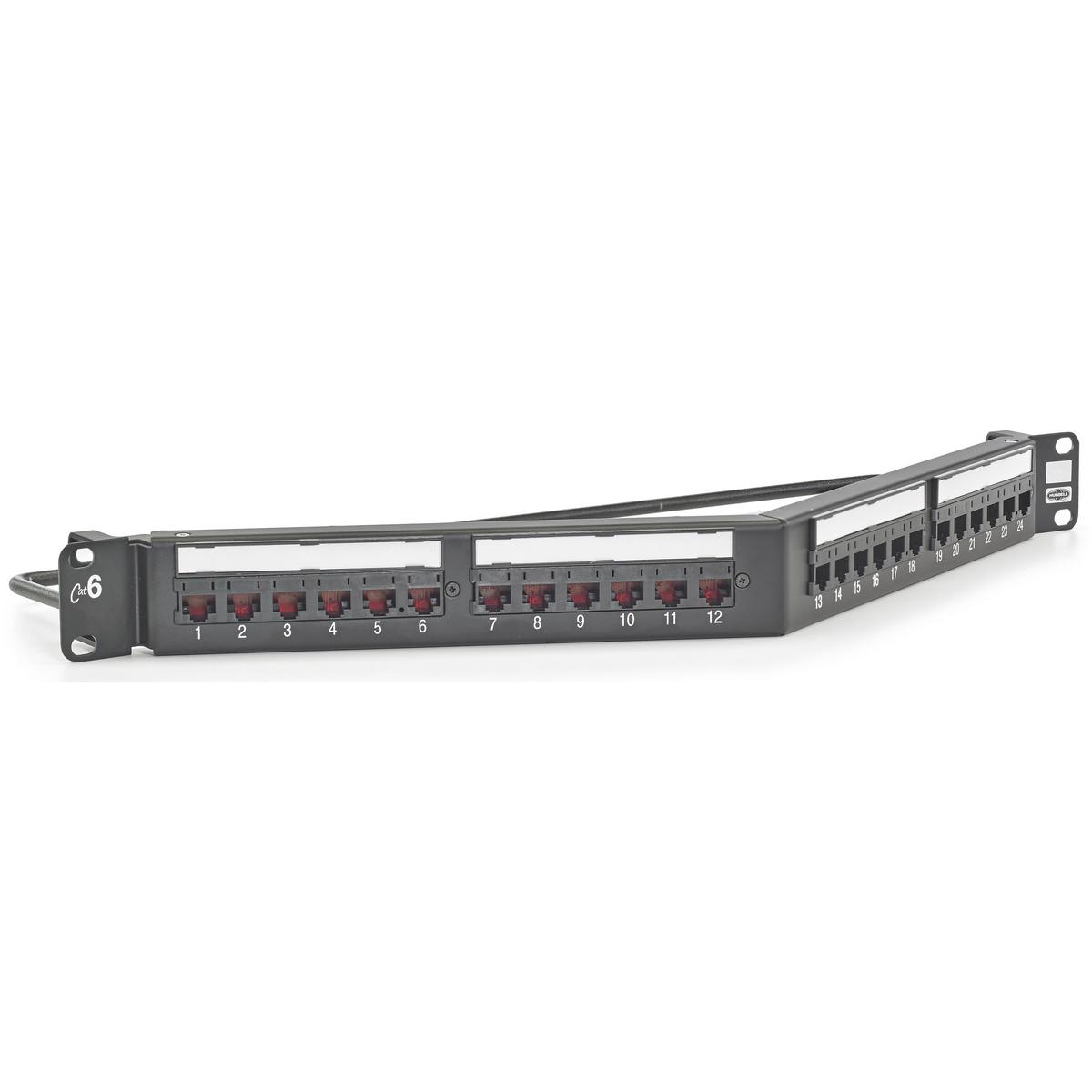 PREMISE WIRING HP624A CU Media Patch Panels - Loaded