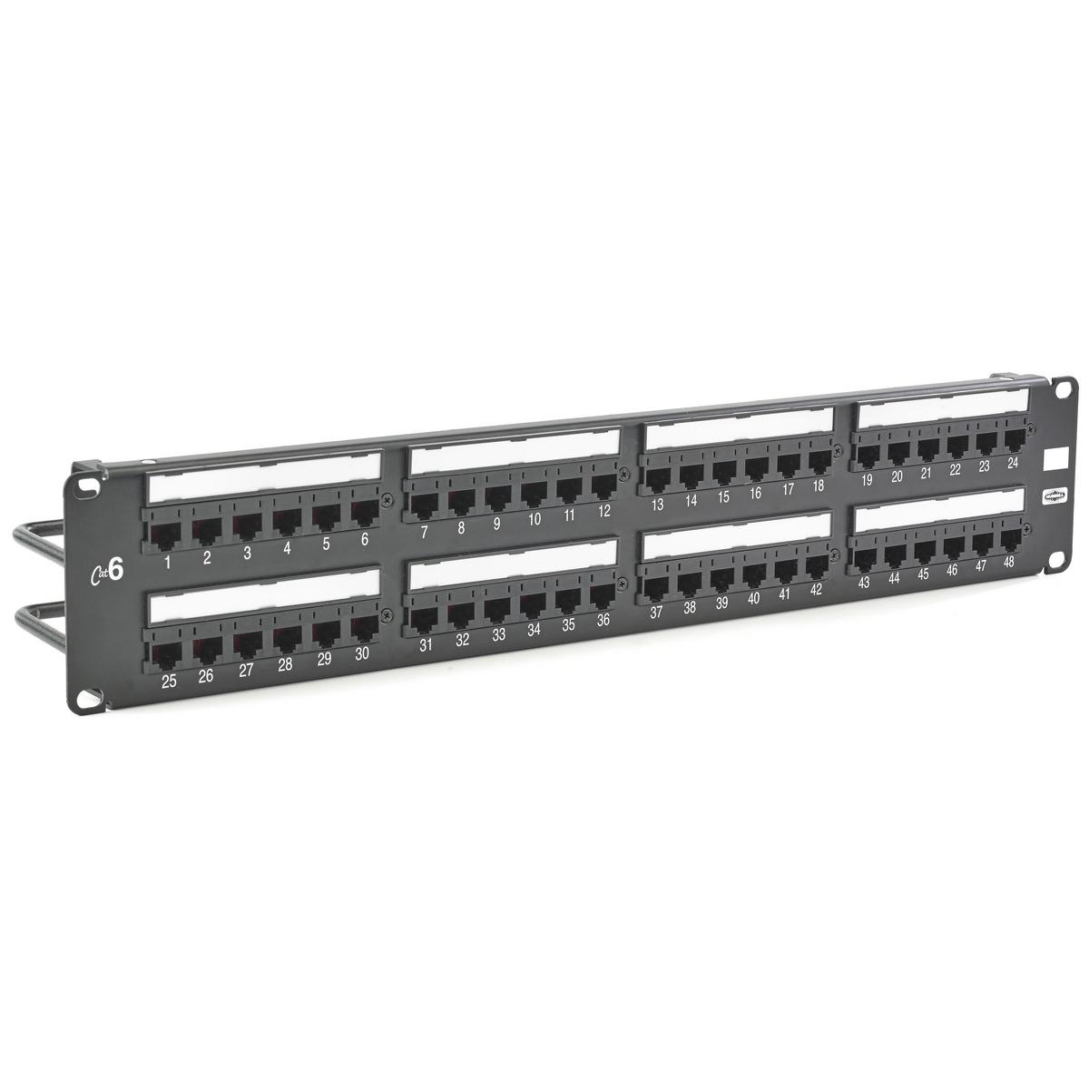 PREMISE WIRING HP648 CU Media Patch Panels - Loaded
