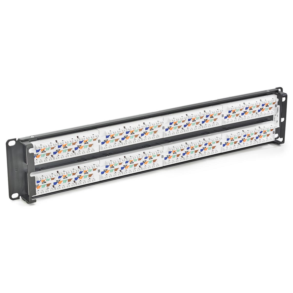 PREMISE WIRING HP648E CU Media Patch Panels - Loaded
