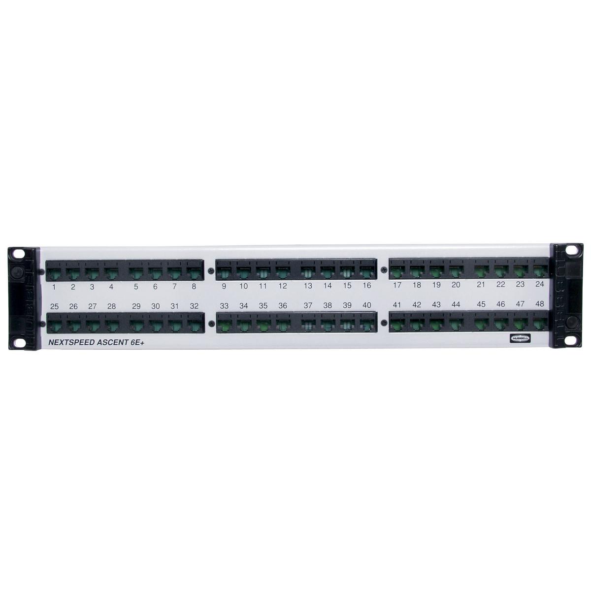 PREMISE WIRING HP648W CU Media Patch Panels - Loaded