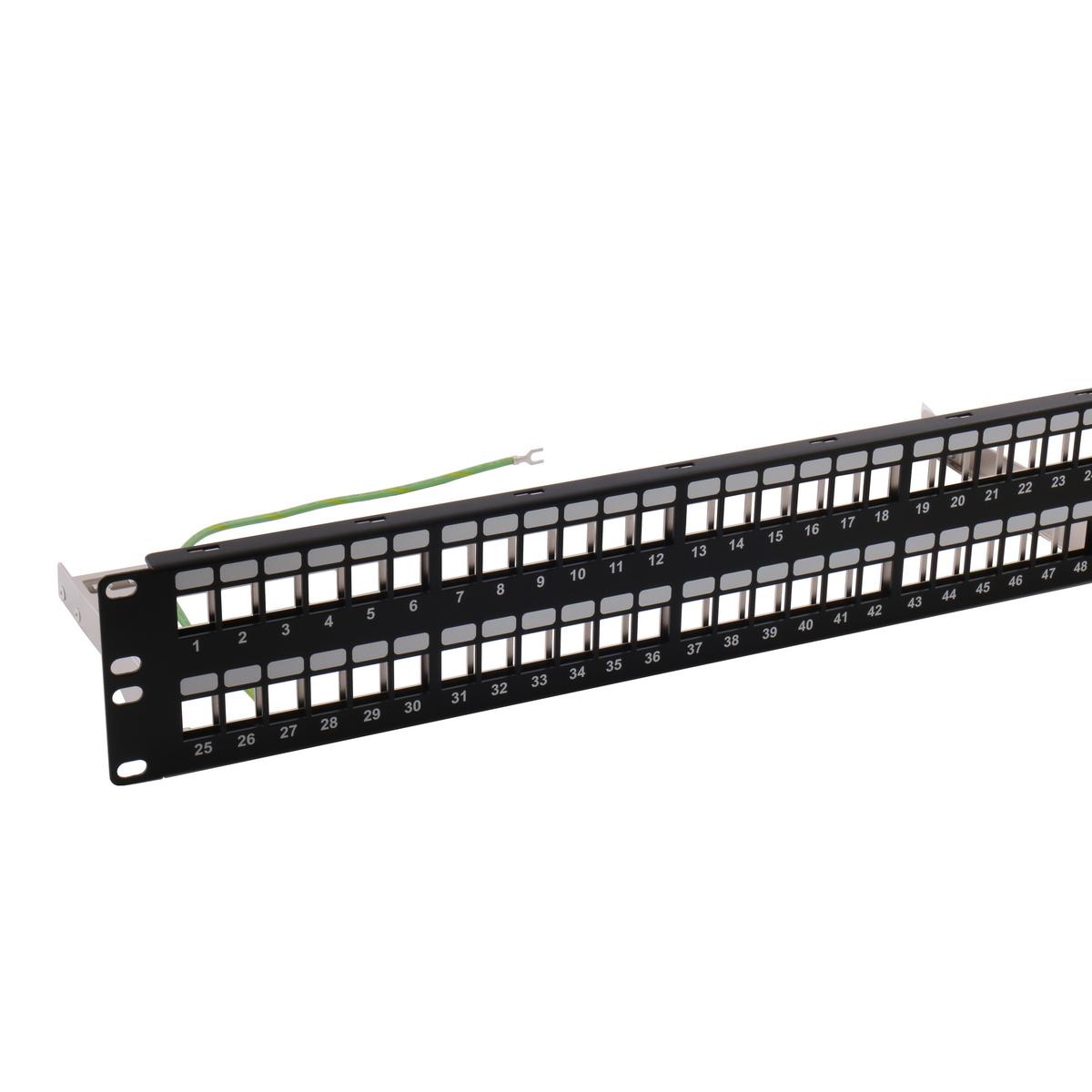 PREMISE WIRING HPJS48 CU Media Patch Panels - Unloaded
