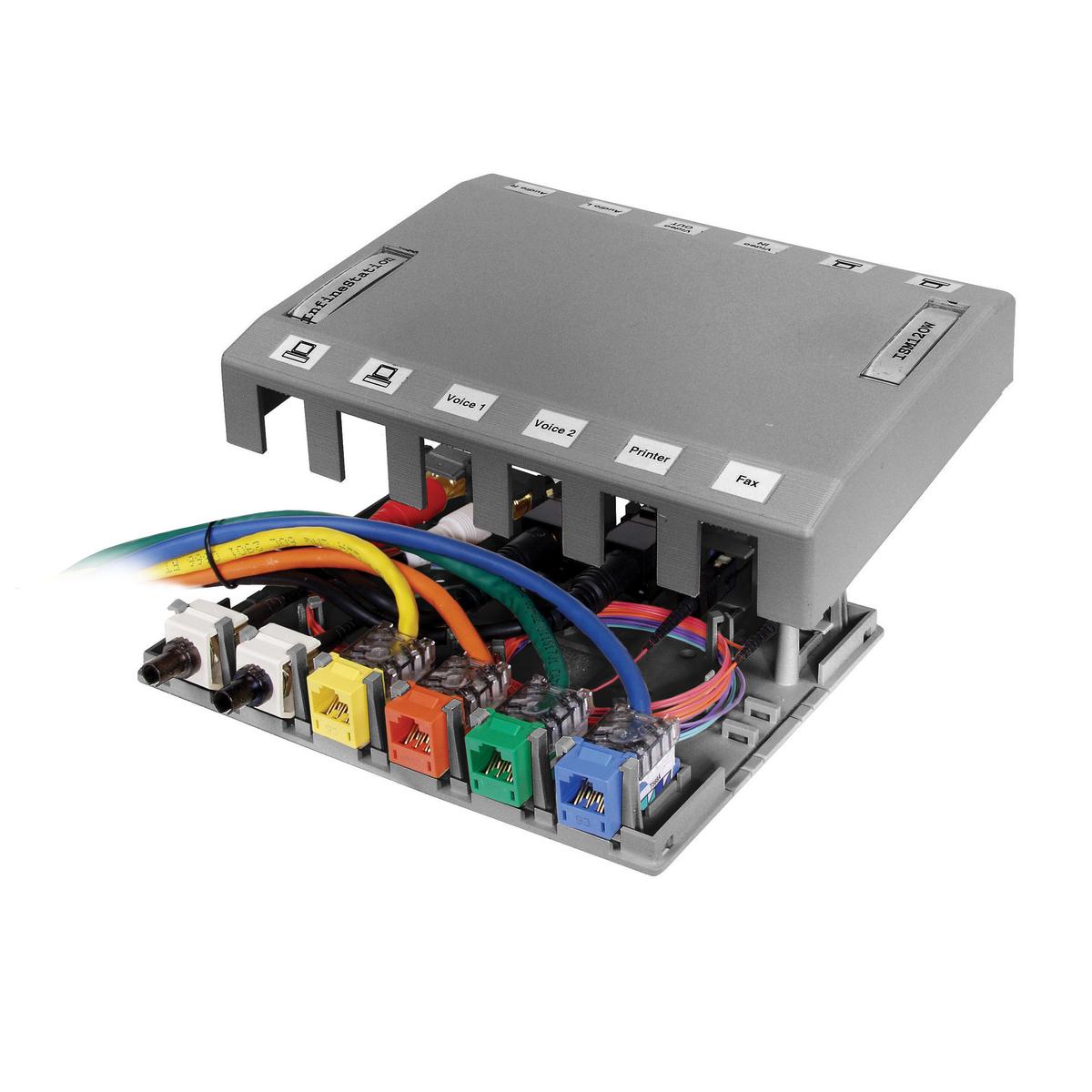 PREMISE WIRING HSB12GY Surface Outlet Box