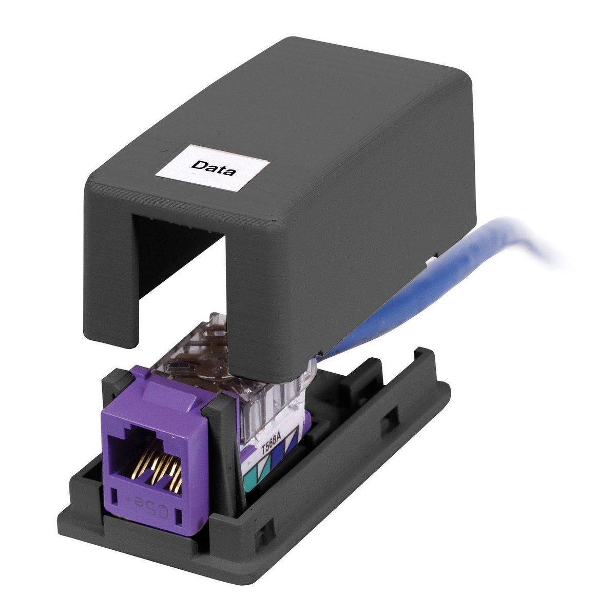 PREMISE WIRING HSB1BK Surface Outlet Box