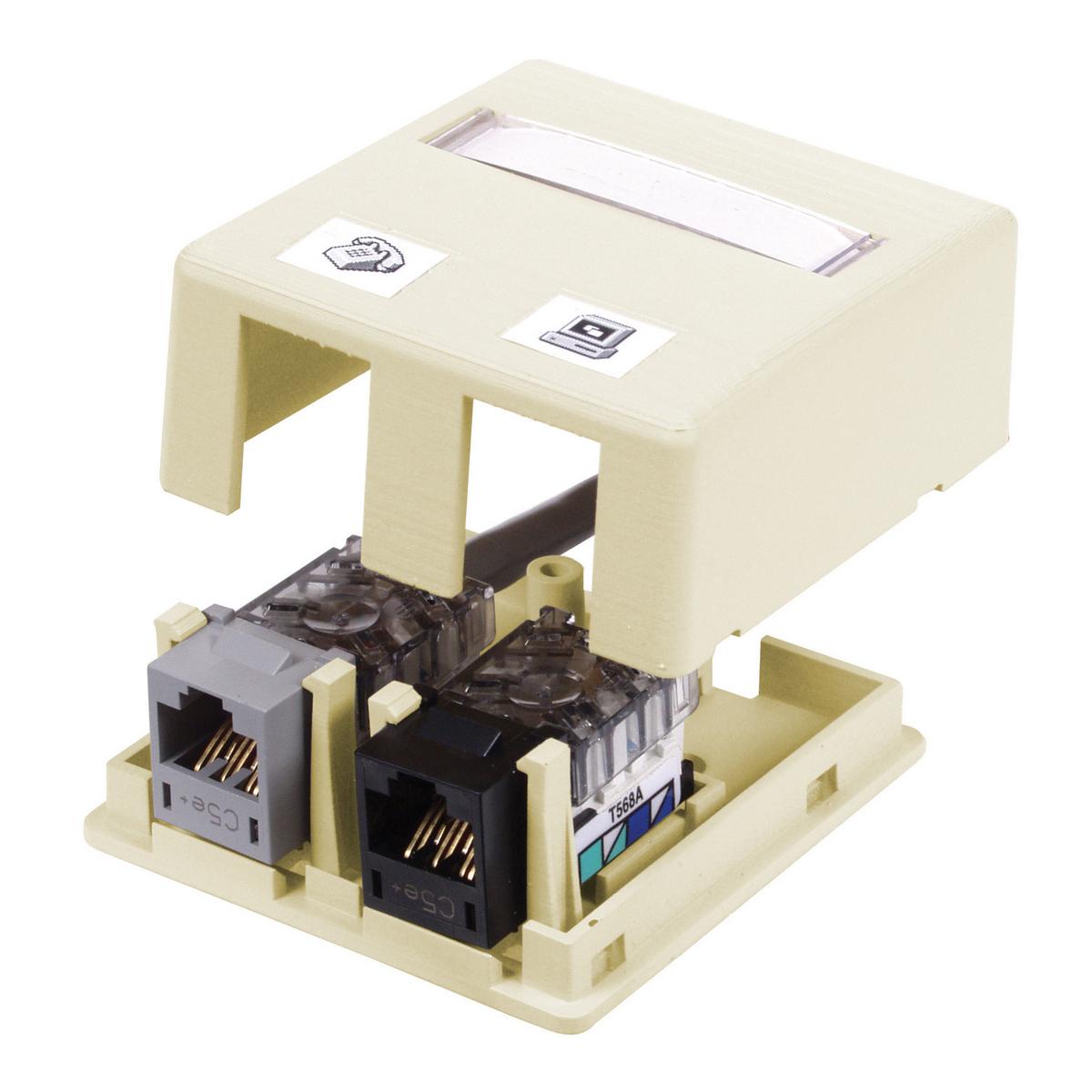 PREMISE WIRING HSB2EI Surface Outlet Box