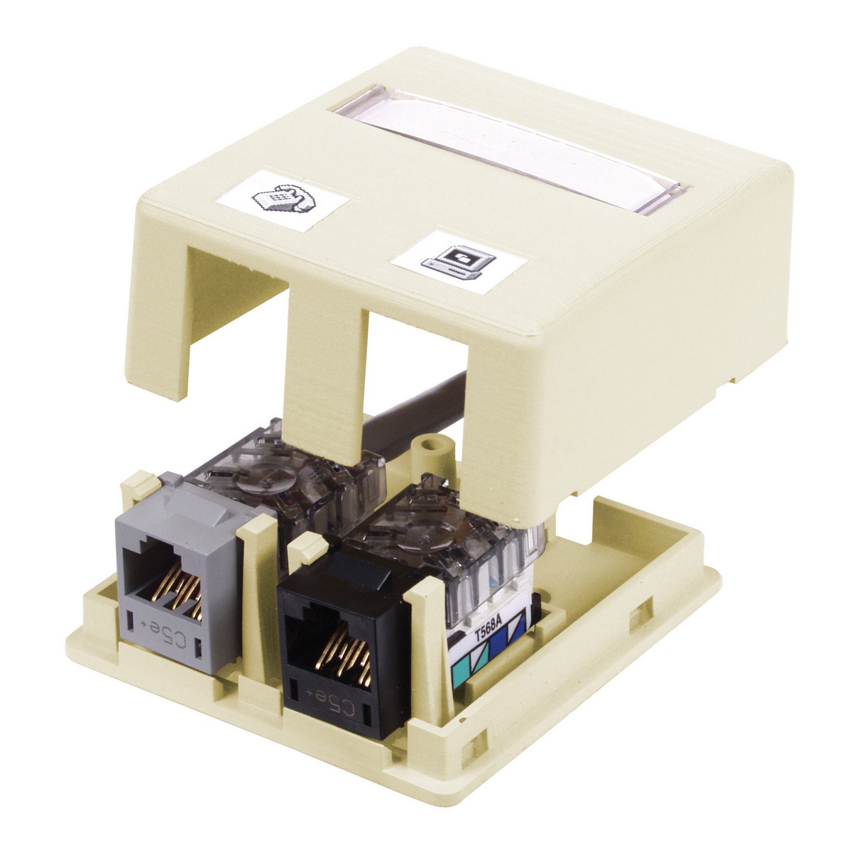 PREMISE WIRING HSB2EIP Surface Outlet Box