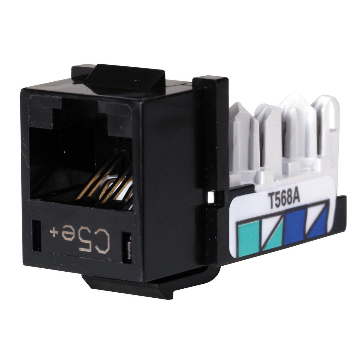PREMISE WIRING HXJ5EBK24 UTP Jack Inserts