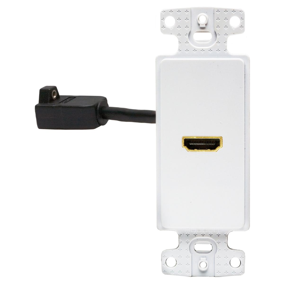 Hubbell Wiring Device-Kellems NS801W A/V HDMI Jacks & Insert Modules