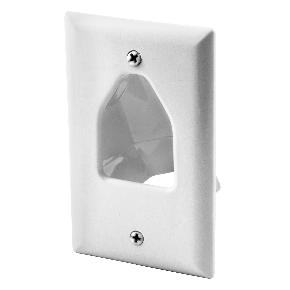 Hubbell Wiring Device-Kellems NSAV1W Cable Access Wallplates
