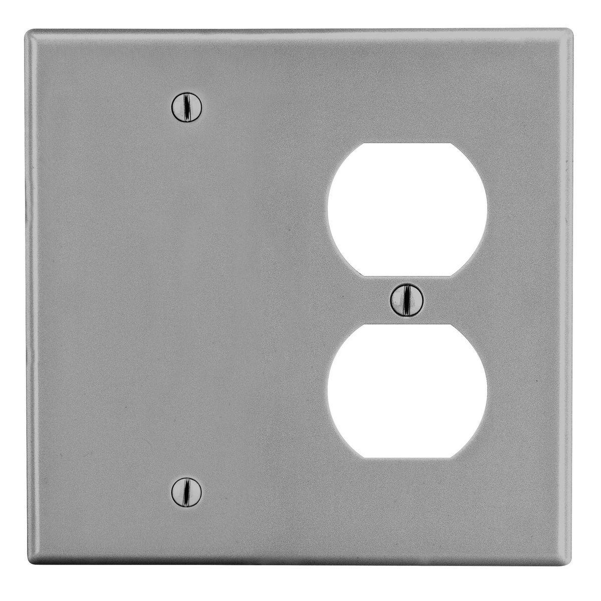 Hubbell Wiring Device-Kellems P138GY Combination Wallplates