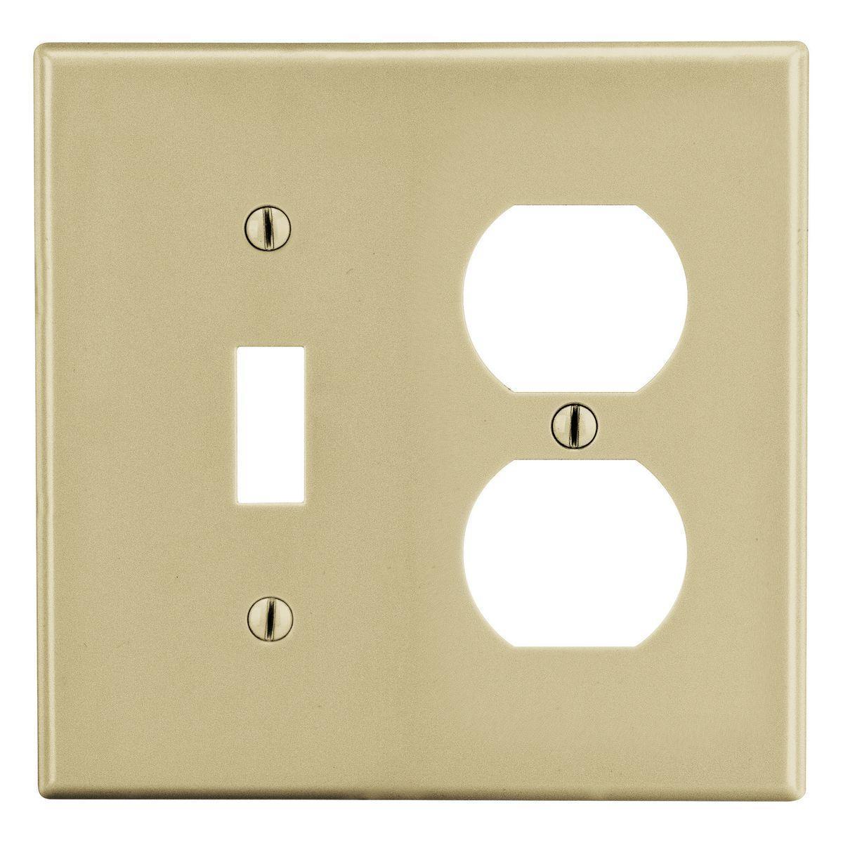 Hubbell Wiring Device-Kellems PJ18I Combination Wallplates