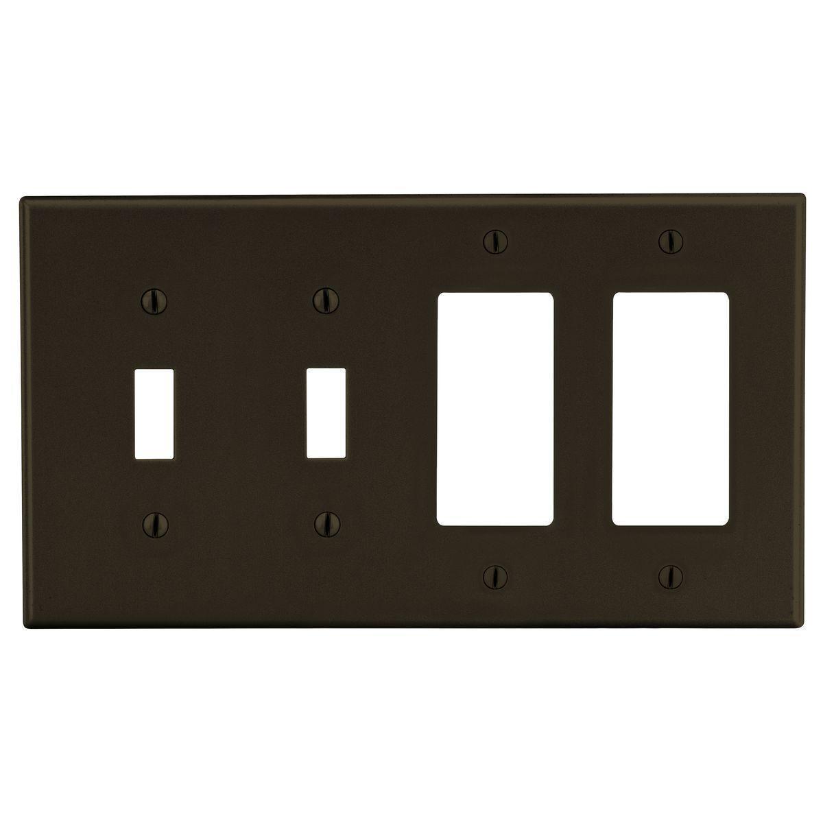 Hubbell Wiring Device-Kellems P2262 Combination Wallplates