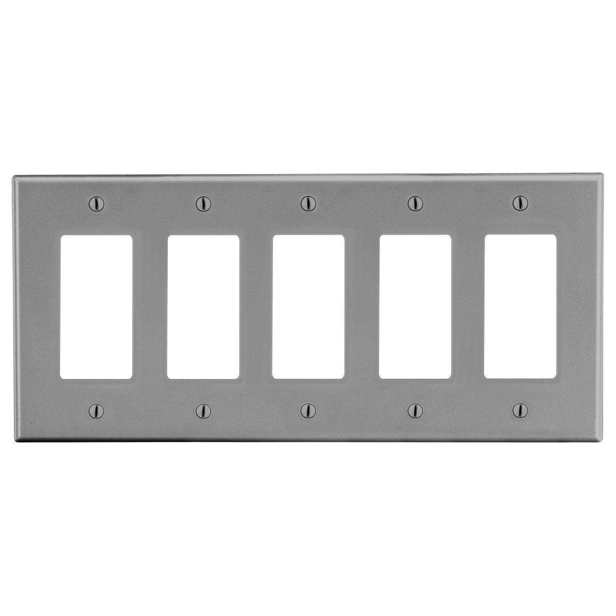 Hubbell Wiring Device-Kellems P265GY Decorative Wallplates