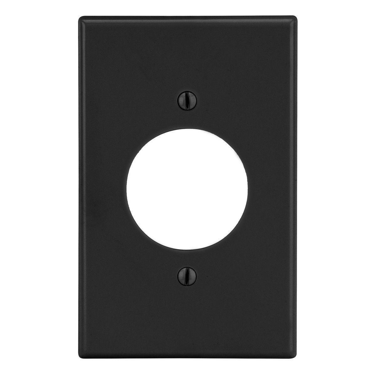 Hubbell Wiring Device-Kellems P720BK Receptacle Wallplates
