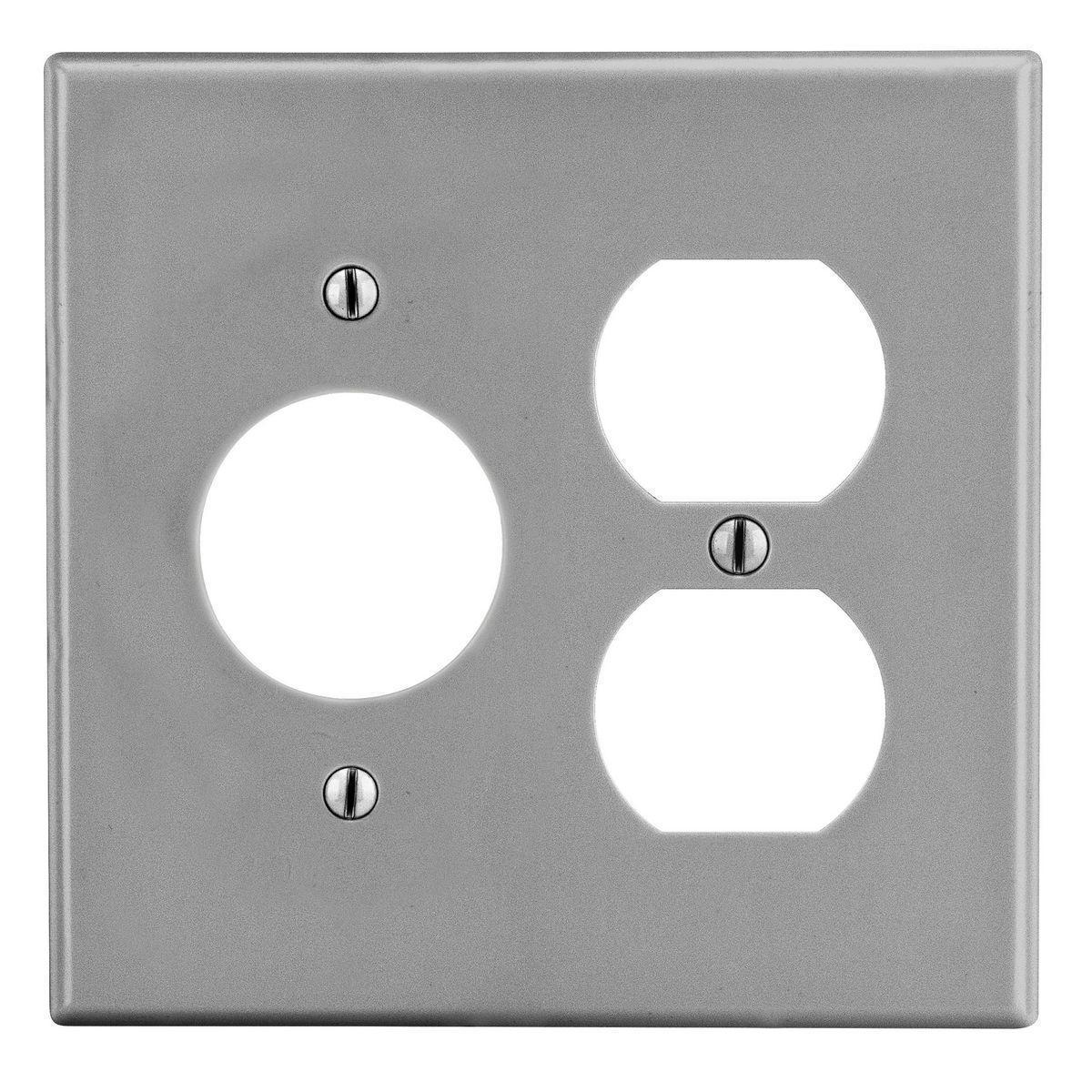 Hubbell Wiring Device-Kellems P78GY Combination Wallplates